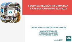 SEGUNDA REUNI&Oacute;N INFORMATIVA ERASMUS OUTGOING 2021/2022 - OFICINA DE RELACIONES INTERNACIONALES VICERRECTORADO DE INTERNACIONALIZACI&Oacute;N Y COMPROMISO ...