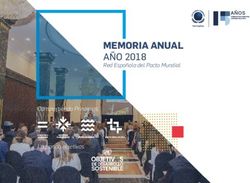 MEMORIA ANUAL AÑO 2018 Red Española del Pacto Mundial - Compartiendo Principios, Logrando objetivos