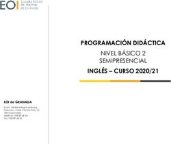PROGRAMACI&Oacute;N DID&Aacute;CTICA - NIVEL B&Aacute;SICO 2 SEMIPRESENCIAL INGL&Eacute;S - CURSO 2020/21 2020/21