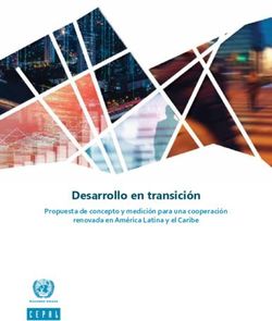 Desarrollo en transición - Propuesta de concepto y medición para una cooperación renovada en América Latina y el Caribe