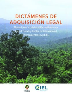 DICT&Aacute;MENES DE ADQUISICI&Oacute;N LEGAL - Manual para su elaboraci&oacute;n realizado por Forest Trends y Center for International Environmental Law (CIEL)