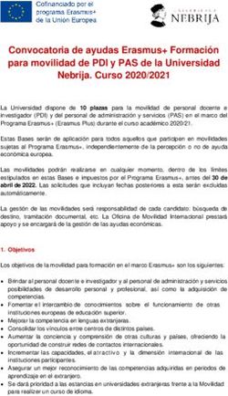 Convocatoria de ayudas Erasmus+ Formaci&oacute;n para movilidad de PDI y PAS de la Universidad Nebrija. Curso 2020/2021