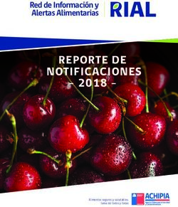 REPORTE DE 2018 - NOTIFICACIONES - Red de Información y Alertas Alimentarias - ACHIPIA