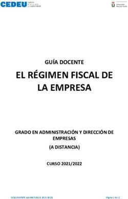 EL RÉGIMEN FISCAL DE LA EMPRESA - GUÍA DOCENTE - GRADO EN ADMINISTRACIÓN Y DIRECCIÓN DE - CEDEU