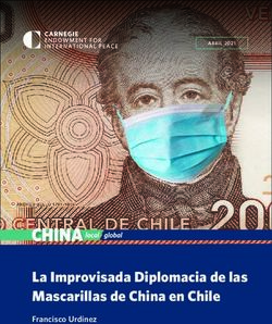 La Improvisada Diplomacia de las Mascarillas de China en Chile - Francisco Urdinez