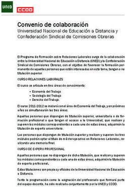 Convenio de colaboración - Universidad Nacional de Educación a Distancia y Confederación Sindical de Comisiones Obreras