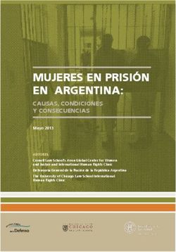 MUJERES EN PRISI&Oacute;N EN ARGENTINA: CAUSAS, CONDICIONES Y CONSECUENCIAS