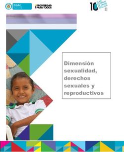 Dimensión sexualidad, derechos sexuales y reproductivos
