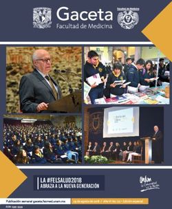 La #FELSalud2018 abraza a la nueva generaci&oacute;n - 29 de agosto de 2018 / A&ntilde;o VI No. 122 Edici&oacute;n especial - Facultad de Medicina UNAM