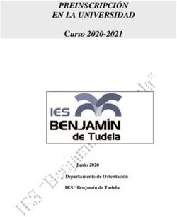 PREINSCRIPCI&Oacute;N EN LA UNIVERSIDAD - Curso 2020-2021 - Junio 2020 IES "Benjam&iacute;n de Tudela