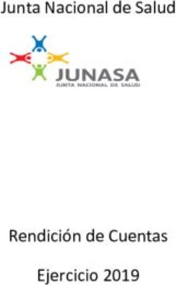 Junta Nacional de Salud - Rendici&oacute;n de Cuentas Ejercicio 2019