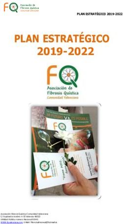 PLAN ESTRATÉGICO 2019-2022 - Asociación de Fibrosis Quística ...