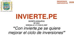 INVIERTE.PE "Con invierte.pe se quiere mejorar el ciclo de inversiones" - DECRETO LEGISLATIVO