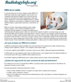 RMN de la rodilla - RadiologyInfo.org
