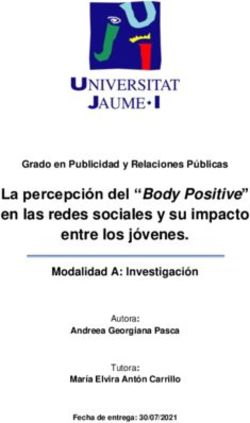 La percepción del "Body Positive" en las redes sociales y su impacto entre los jóvenes - Modalidad A: Investigación
