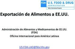Exportaci&oacute;n de Alimentos a EE.UU - (FDA) Administraci&oacute;n de Alimentos y Medicamentos de EE.UU. Oficina Internacional para Am&eacute;rica Latinaa ...