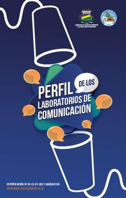 Perfil Comunicación laboratorios de - CERTIFICACIÓN Nº 03 22 01 2021 SGURACCAN