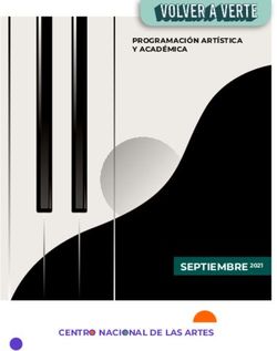 SEPTIEMBRE 2021 CENTRO NACIONAL DE LAS ARTES - Cenart