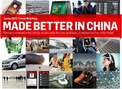 MADE BETTER IN CHINA Marcas y innovaciones chinas están cada día más globales. Y todavía no has visto nada! - TrendWatching