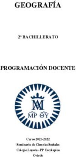GEOGRAF&Iacute;A PROGRAMACI&Oacute;N DOCENTE - 2&ordm; BACHILLERATO - Colegio Loyola