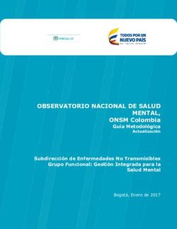 OBSERVATORIO NACIONAL DE SALUD MENTAL, ONSM Colombia