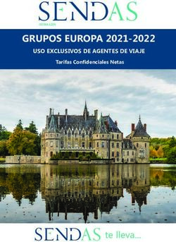 GRUPOS EUROPA 2021-2022 - te lleva - USO EXCLUSIVOS DE AGENTES DE VIAJE - Sendas de Europa