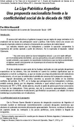 La Liga Patriótica Argentina Una propuesta nacionalista frente a la conflictividad social de la década de 1920
