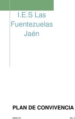 I.E.S Las Fuentezuelas Jaén - PLAN DE CONVIVENCIA