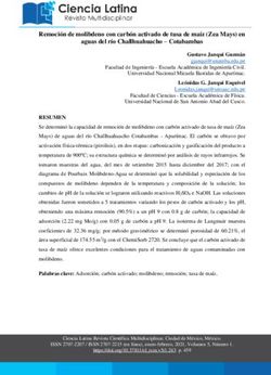Remoci&oacute;n de molibdeno con carb&oacute;n activado de tusa de ma&iacute;z (Zea Mays) en aguas del r&iacute;o Challhuahuacho - Cotabambas
