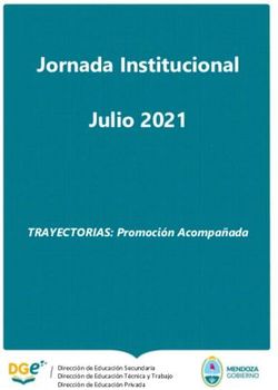 Jornada Institucional Julio 2021 - TRAYECTORIAS: Promoci&oacute;n Acompa&ntilde;ada Direcci&oacute;n de Educaci&oacute;n Secundaria Direcci&oacute;n de Educaci&oacute;n T&eacute;cnica y Trabajo ...