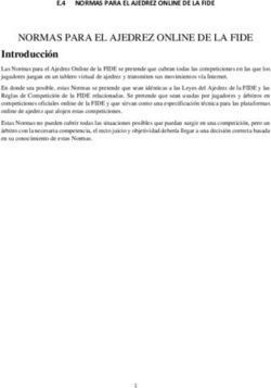 NORMAS PARA EL AJEDREZ ONLINE DE LA FIDE