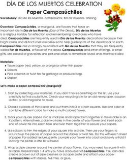 DÍA DE LOS MUERTOS CELEBRATION - Paper Cempasúchiles