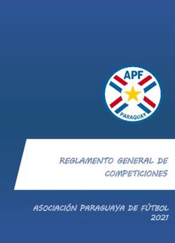 REGLAMENTO GENERAL DE COMPETICIONES - 2021 REGLAMENTO DE COMPETICIÓN - DIVISIÓN DE HONOR - APF