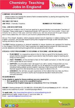 Chemistry Teaching Jobs in England