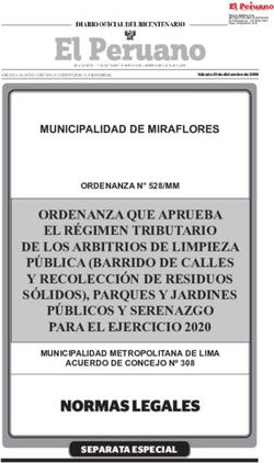 ORDENANZA QUE APRUEBA EL R&Eacute;GIMEN TRIBUTARIO DE LOS ARBITRIOS DE LIMPIEZA P&Uacute;BLICA (BARRIDO DE CALLES Y RECOLECCI&Oacute;N DE RESIDUOS S&Oacute;LIDOS), PARQUES Y ...