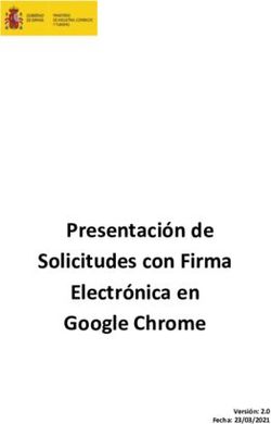 Presentaci&oacute;n de Solicitudes con Firma Electr&oacute;nica en Google Chrome - Versi&oacute;n: 2.0 Fecha: 23/03/2021