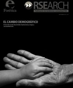 EL CAMBIO DEMOGRÁFICO - El reto del mundo desarrollado. Implicaciones, riesgos y recomendaciones