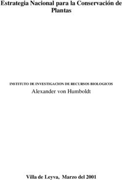 Estrategia Nacional para la Conservación de Plantas - Alexander von Humboldt - Villa de Leyva, Marzo del 2001