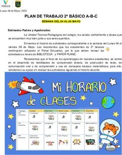 PLAN DE TRABAJO 2º BÁSICO A-B-C - Colegio Antártica Chilena