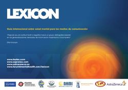 Guía internacional sobre salud mental para los medios de comunicación - Infocop