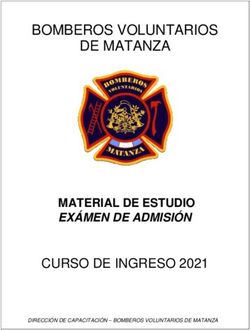 BOMBEROS VOLUNTARIOS DE MATANZA - CURSO DE INGRESO 2021 MATERIAL DE ESTUDIO EXÁMEN DE ADMISIÓN