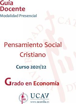 Guía Docente Modalidad Presencial - Pensamiento Social Cristiano - UCAV