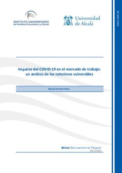 Impacto del COVID-19 en el mercado de trabajo: un an&aacute;lisis de los colectivos vulnerables - UAH