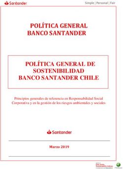 POL&Iacute;TICA GENERAL BANCO SANTANDER - POL&Iacute;TICA GENERAL DE SOSTENIBILIDAD BANCO SANTANDER CHILE