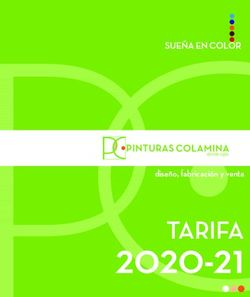 TARIFA diseño, fabricación y venta - Pinturas Colamina