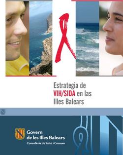 Estrategia de VIH/SIDA en las Illes Balears - Conselleria de Salut i Consum