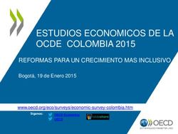 ESTUDIOS ECONOMICOS DE LA OCDE COLOMBIA 2015 - REFORMAS PARA UN CRECIMIENTO MAS INCLUSIVO