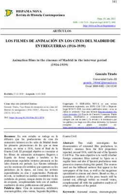 LOS FILMES DE ANIMACIÓN EN LOS CINES DEL MADRID DE ENTREGUERRAS (1916-1939)