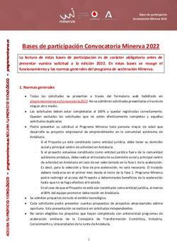 Bases de participaci&oacute;n Convocatoria Minerva 2022
