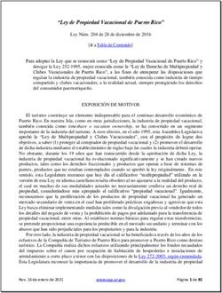 Ley de Propiedad Vacacional de Puerto Rico